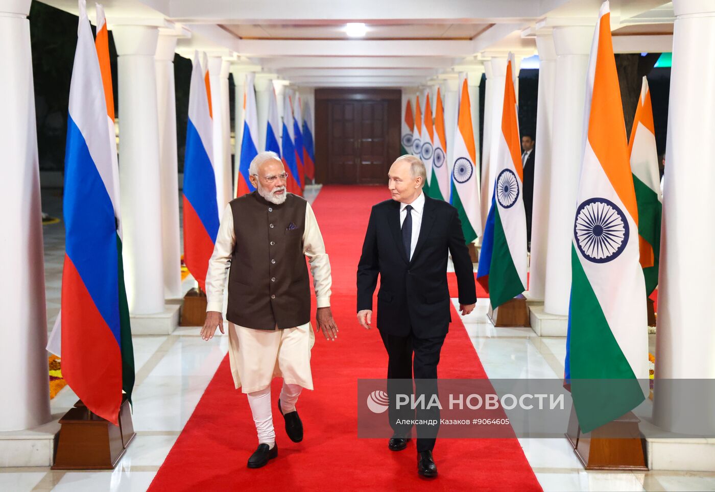 Государственный визит президента РФ Владимира Путина в Индию