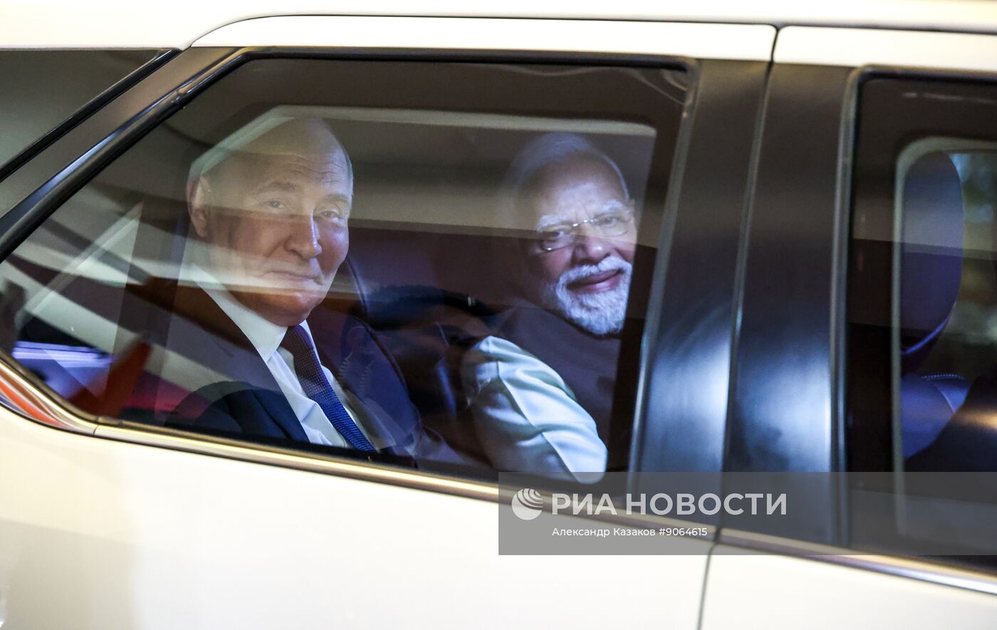 Государственный визит президента РФ Владимира Путина в Индию