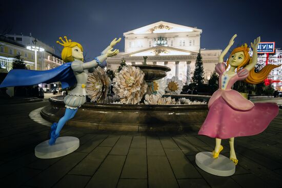 Подготовка к Новому году в городах России