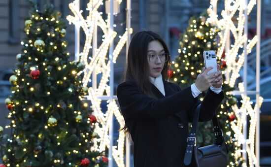 Новогоднее украшение Санкт-Петербурга