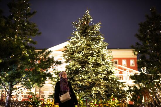 Подготовка к Новому году в городах России