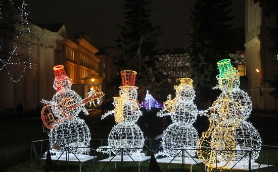 Новогоднее украшение Санкт-Петербурга
