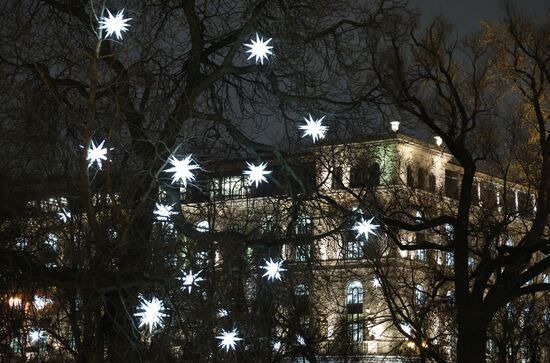 Новогоднее украшение Санкт-Петербурга