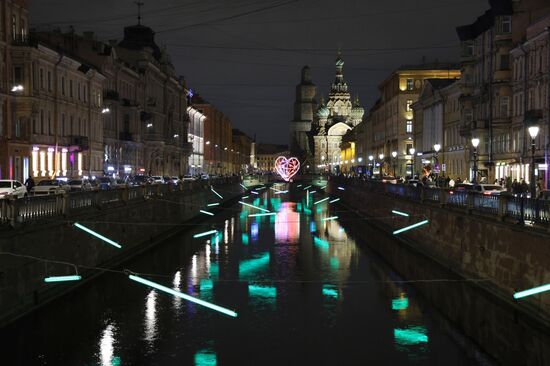 Новогоднее украшение Санкт-Петербурга