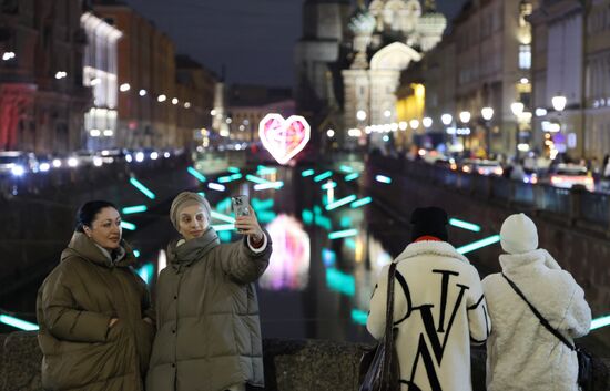 Новогоднее украшение Санкт-Петербурга