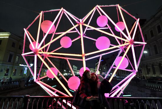 Новогоднее украшение Санкт-Петербурга