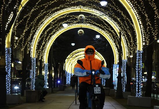 Новогоднее украшение Санкт-Петербурга