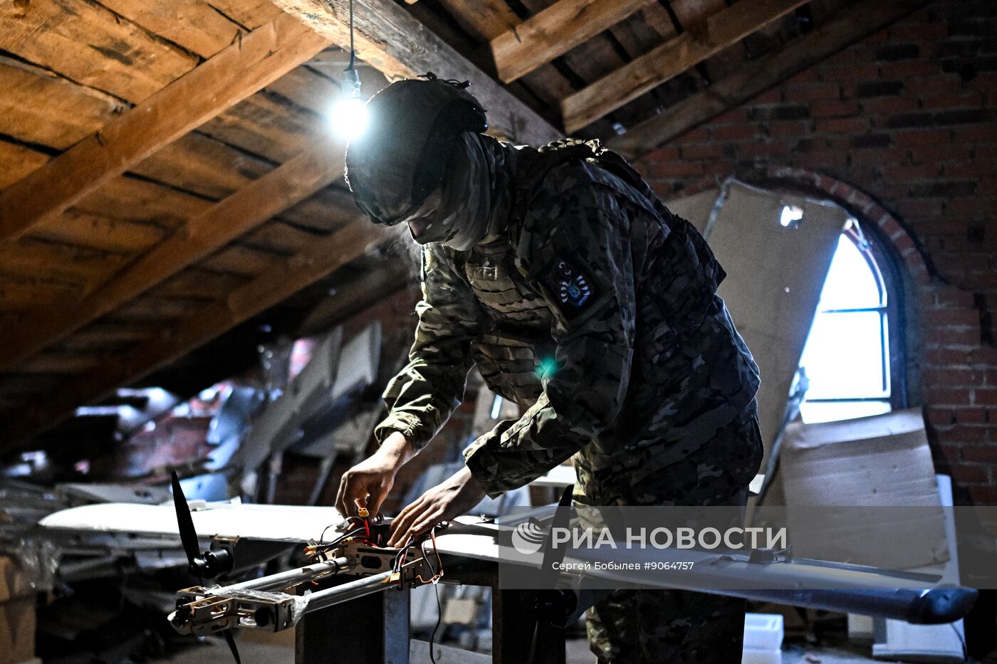 Боевая работа расчета БПЛА "Молния-2" 37-го мотострелкового полка на Краснолиманском направлении СВО