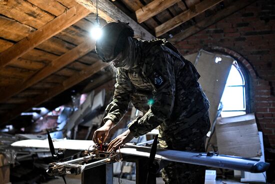 Боевая работа расчета БПЛА "Молния-2" 37-го мотострелкового полка на Краснолиманском направлении СВО