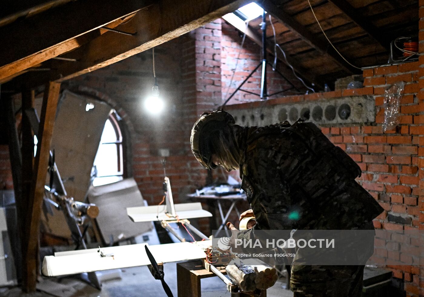 Боевая работа расчета БПЛА "Молния-2" 37-го мотострелкового полка на Краснолиманском направлении СВО