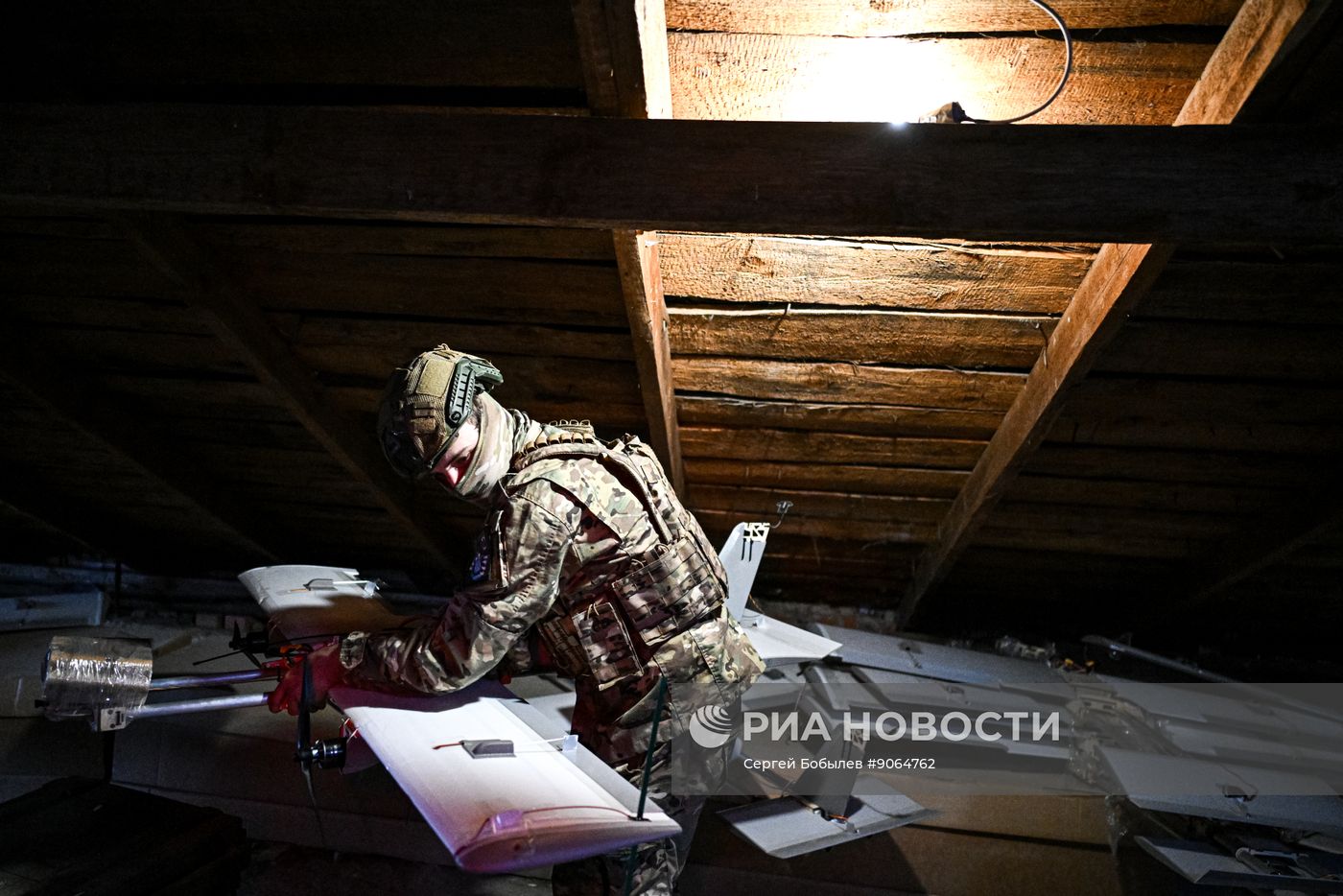 Боевая работа расчета БПЛА "Молния-2" 37-го мотострелкового полка на Краснолиманском направлении СВО