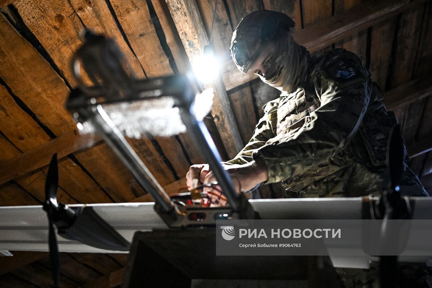 Боевая работа расчета БПЛА "Молния-2" 37-го мотострелкового полка на Краснолиманском направлении СВО