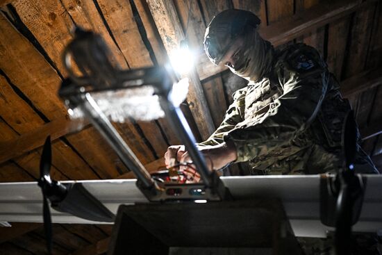 Боевая работа расчета БПЛА "Молния-2" 37-го мотострелкового полка на Краснолиманском направлении СВО