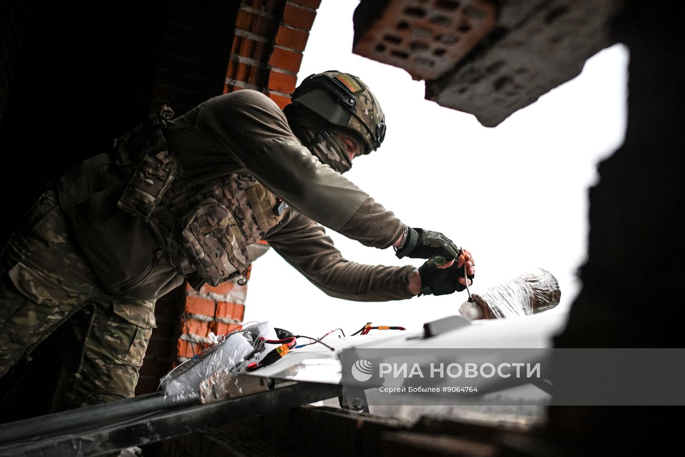 Боевая работа расчета БПЛА "Молния-2" 37-го мотострелкового полка на Краснолиманском направлении СВО