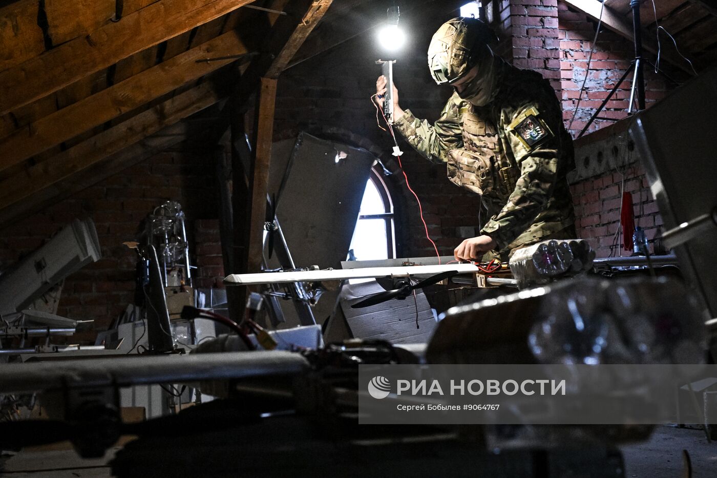 Боевая работа расчета БПЛА "Молния-2" 37-го мотострелкового полка на Краснолиманском направлении СВО