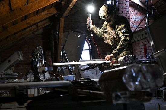 Боевая работа расчета БПЛА "Молния-2" 37-го мотострелкового полка на Краснолиманском направлении СВО