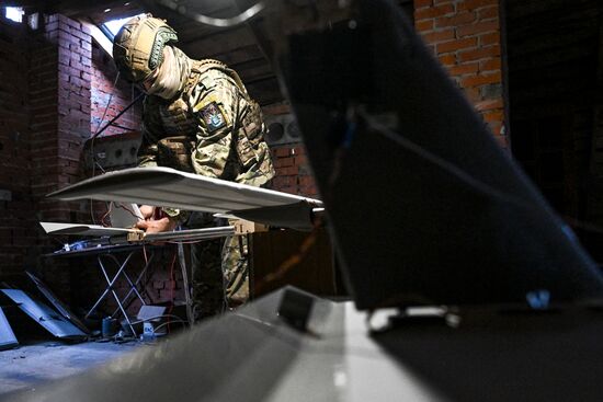 Боевая работа расчета БПЛА "Молния-2" 37-го мотострелкового полка на Краснолиманском направлении СВО