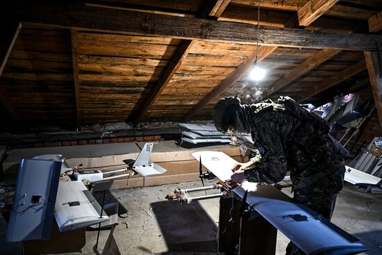 Боевая работа расчета БПЛА "Молния-2" 37-го мотострелкового полка на Краснолиманском направлении СВО