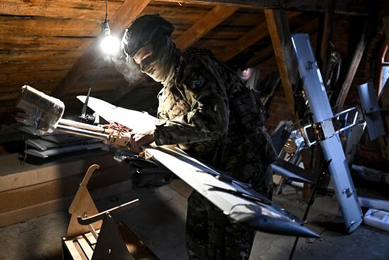 Боевая работа расчета БПЛА "Молния-2" 37-го мотострелкового полка на Краснолиманском направлении СВО