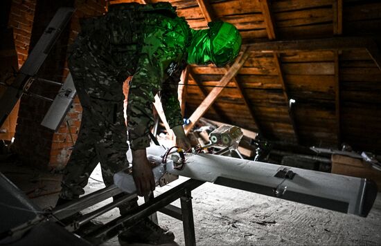 Боевая работа расчета БПЛА "Молния-2" 37-го мотострелкового полка на Краснолиманском направлении СВО