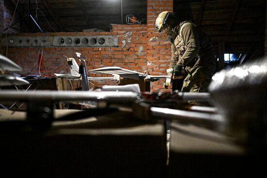 Боевая работа расчета БПЛА "Молния-2" 37-го мотострелкового полка на Краснолиманском направлении СВО