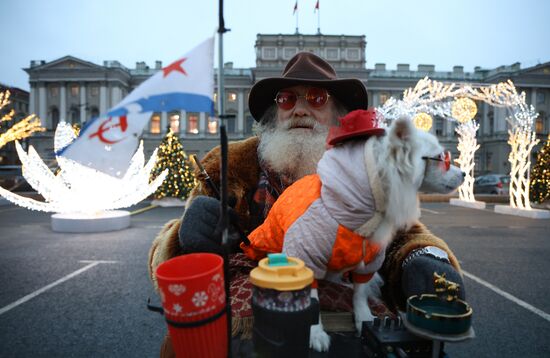Новогоднее украшение Санкт-Петербурга