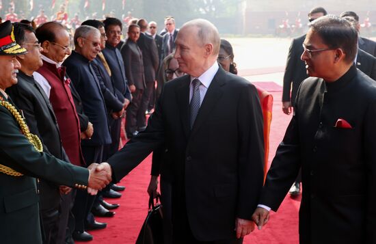 Государственный визит президента РФ Владимира Путина в Индию