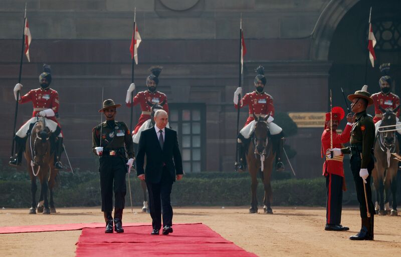 Государственный визит президента РФ Владимира Путина в Индию