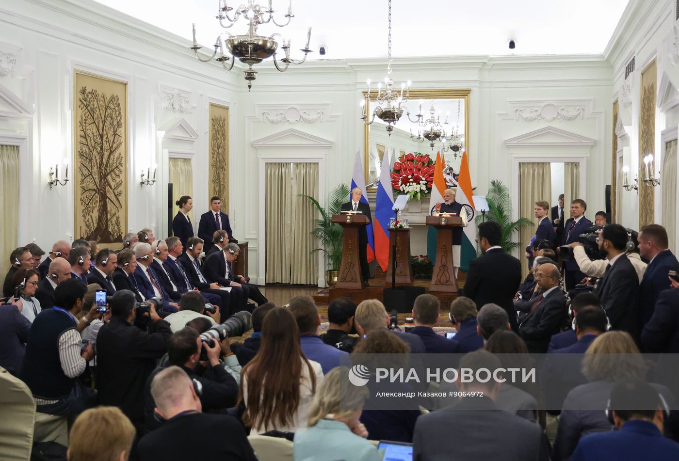 Государственный визит президента РФ Владимира Путина в Индию