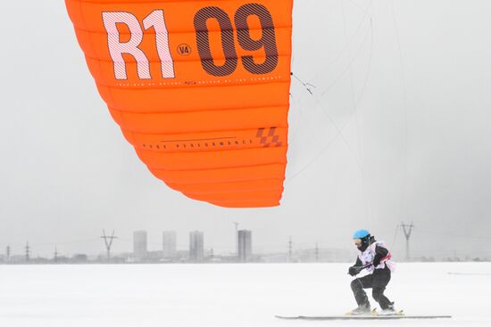 Соревнования по зимнему кайтингу "Кубок Сибири"