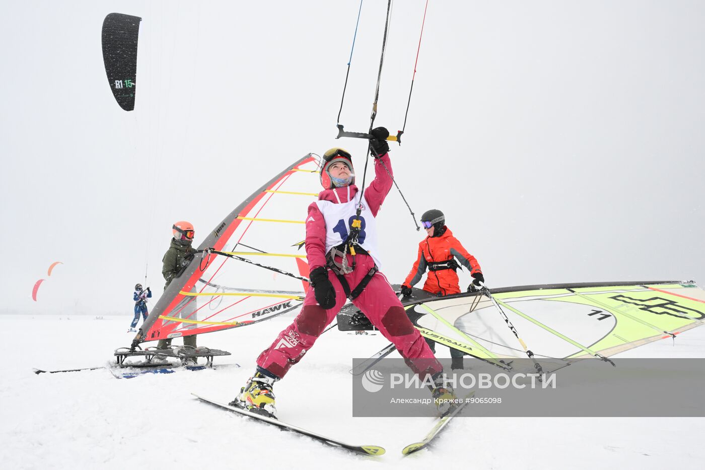 Соревнования по зимнему кайтингу "Кубок Сибири"