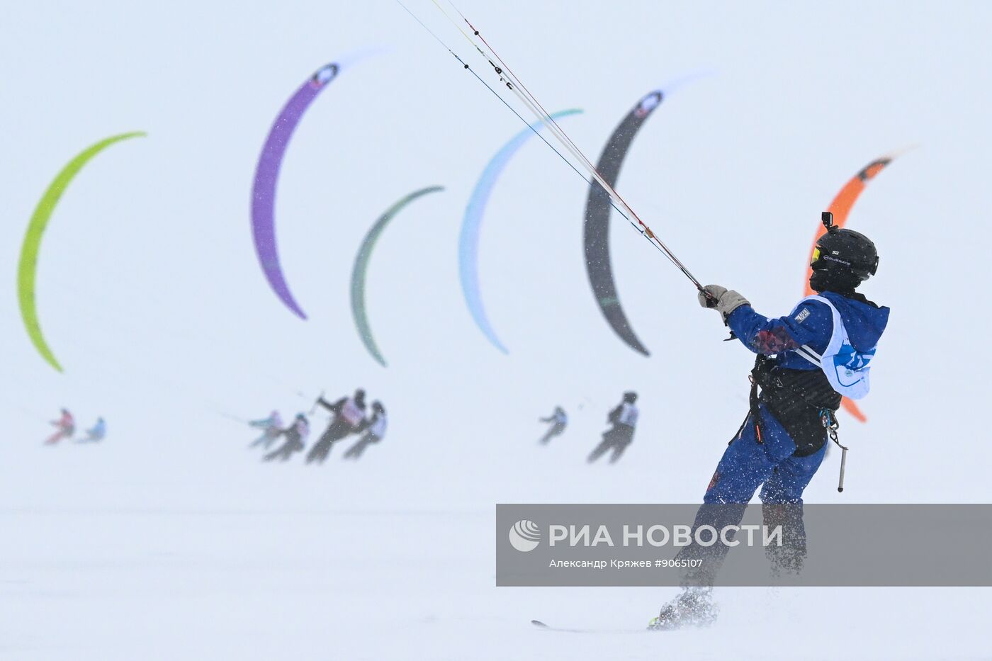 Соревнования по зимнему кайтингу "Кубок Сибири"
