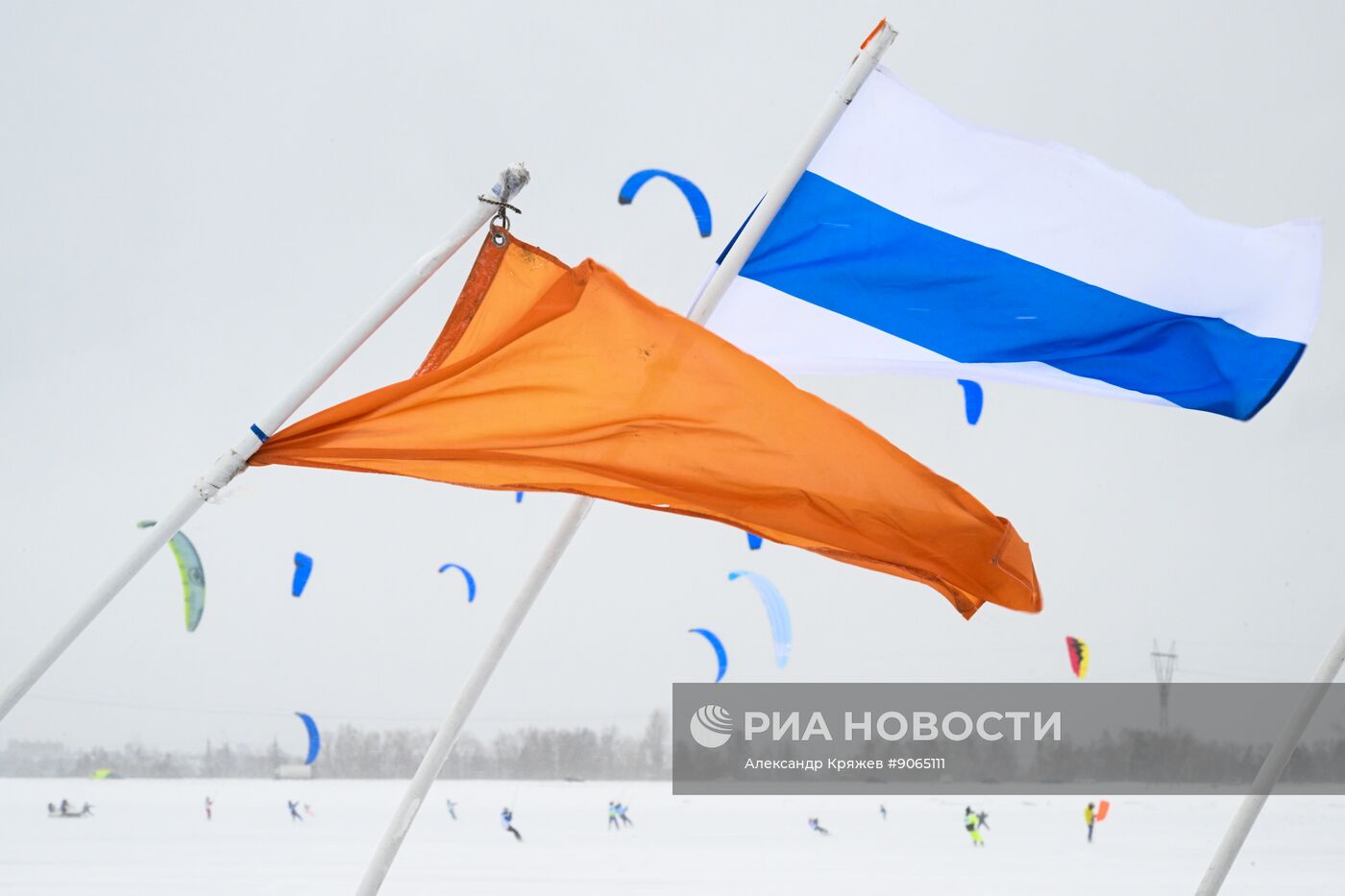 Соревнования по зимнему кайтингу "Кубок Сибири"