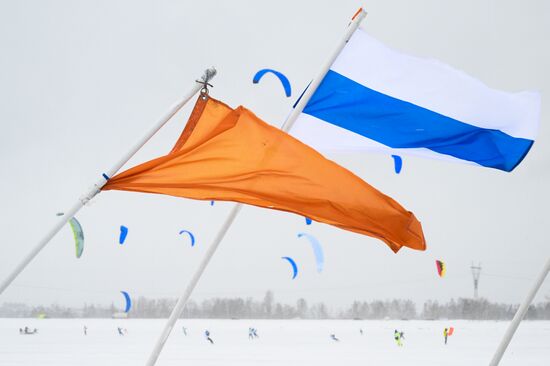 Соревнования по зимнему кайтингу "Кубок Сибири"