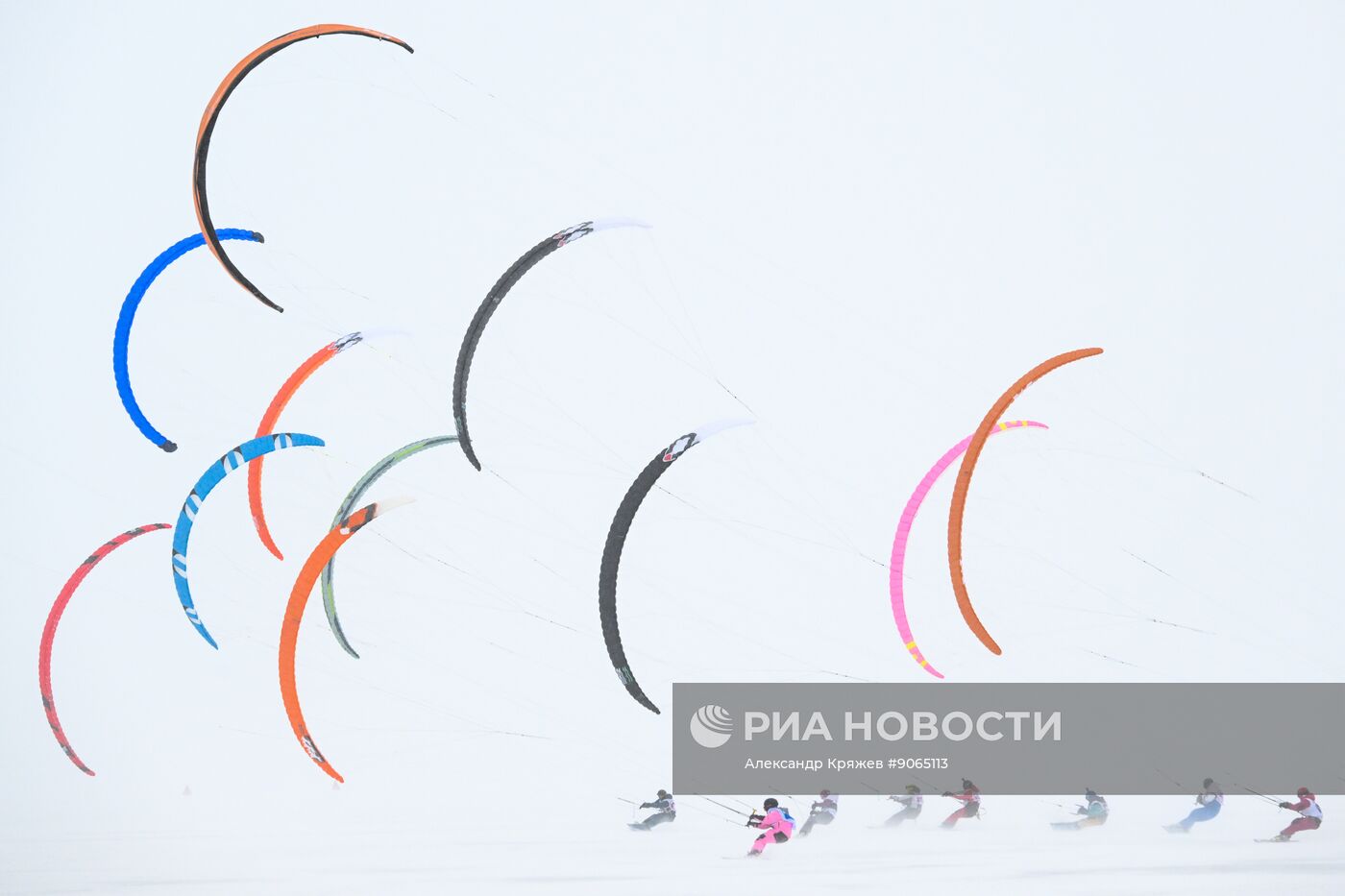 Соревнования по зимнему кайтингу "Кубок Сибири"