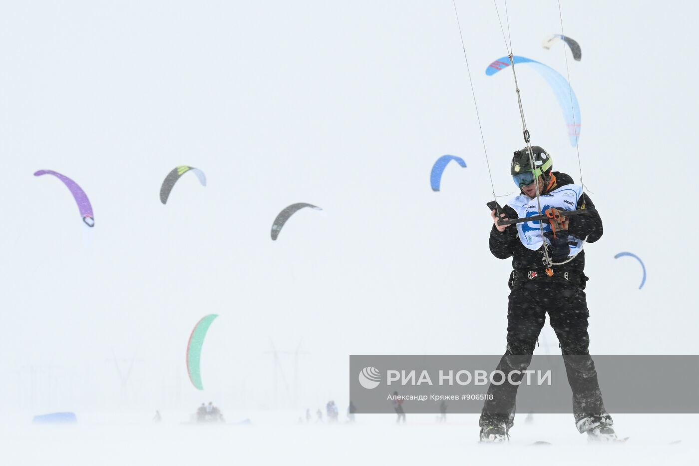 Соревнования по зимнему кайтингу "Кубок Сибири"