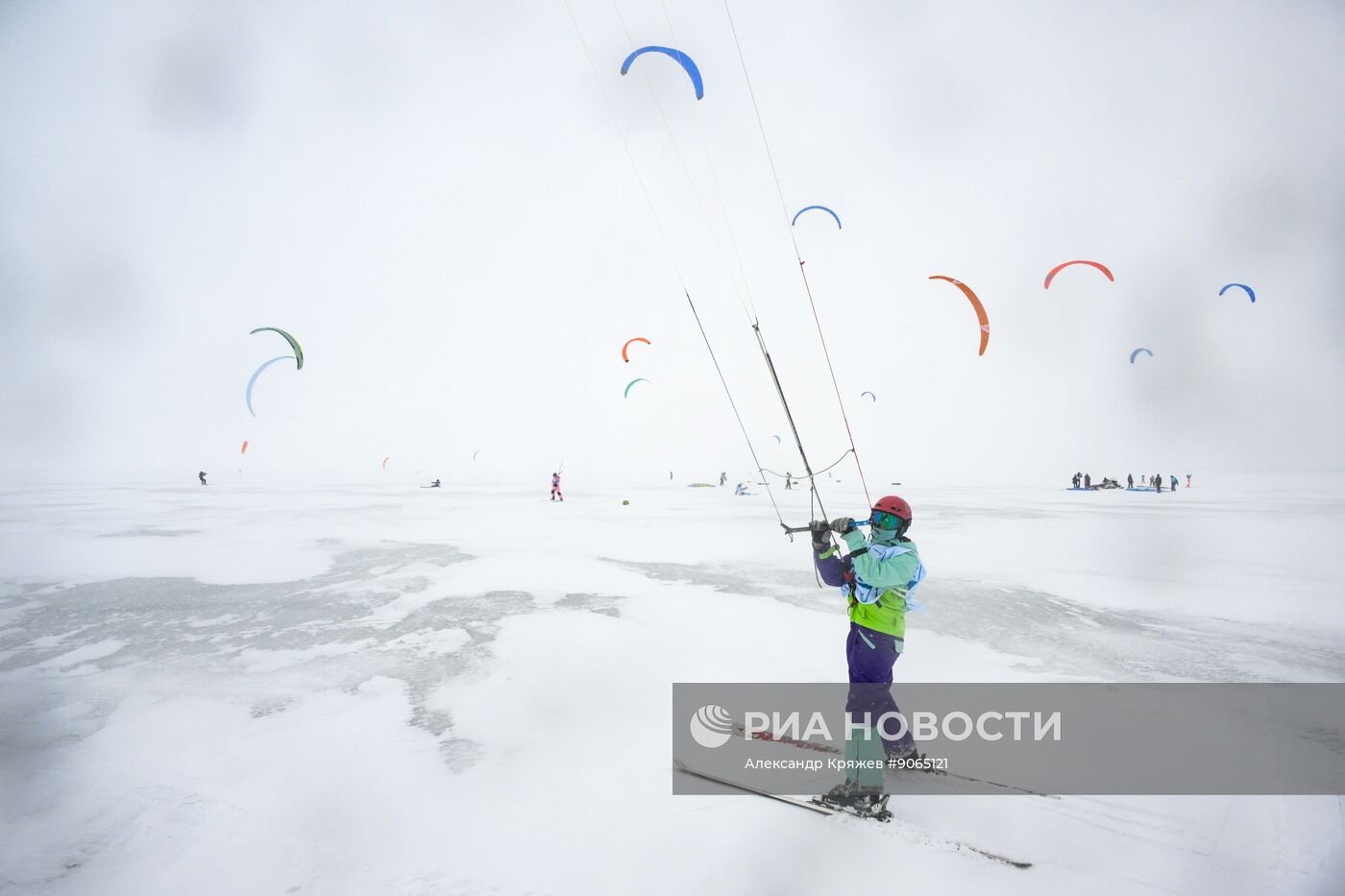 Соревнования по зимнему кайтингу "Кубок Сибири"