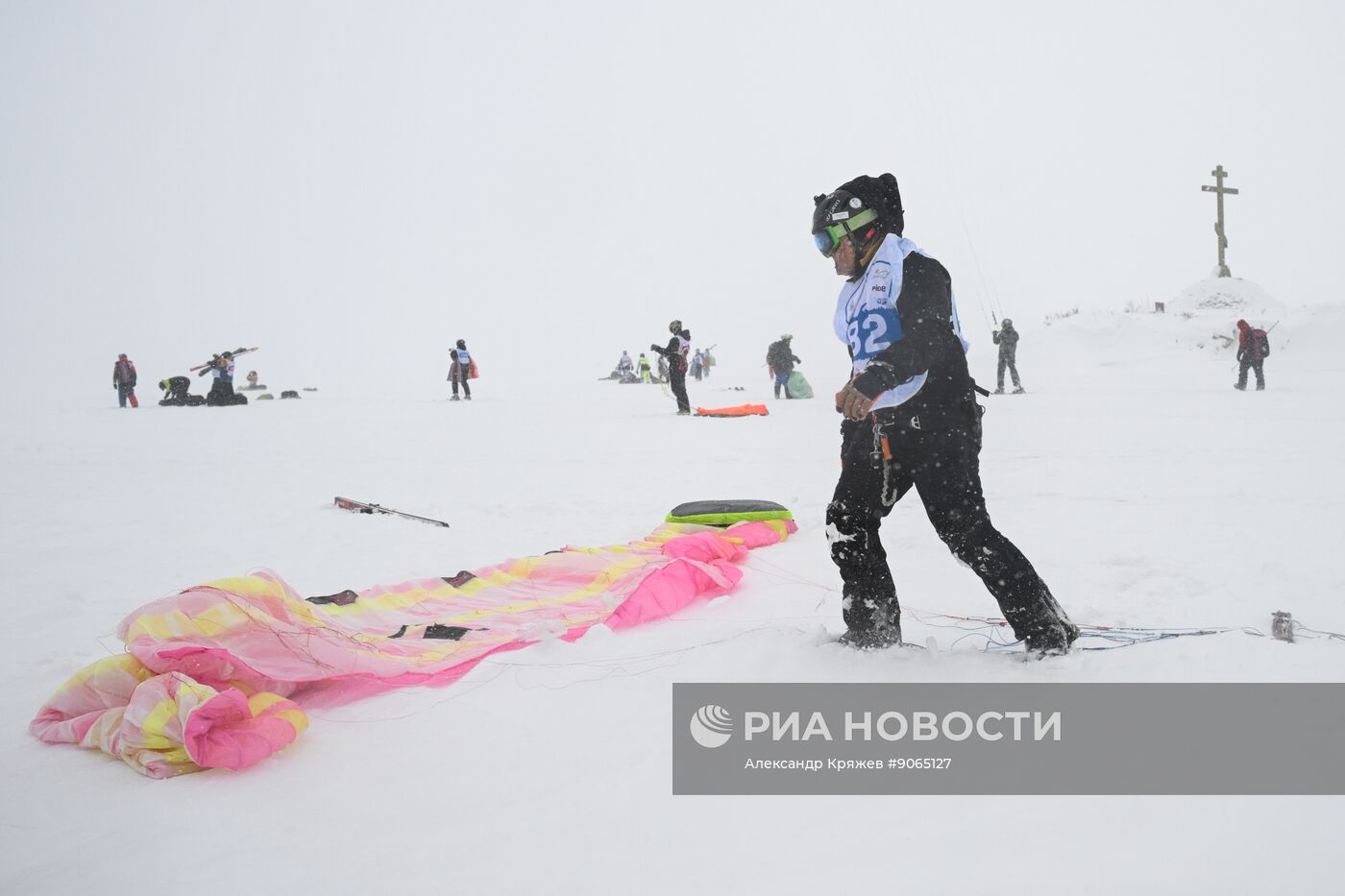 Соревнования по зимнему кайтингу "Кубок Сибири"