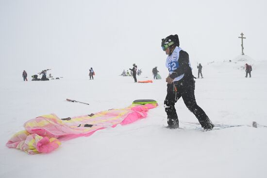 Соревнования по зимнему кайтингу "Кубок Сибири"