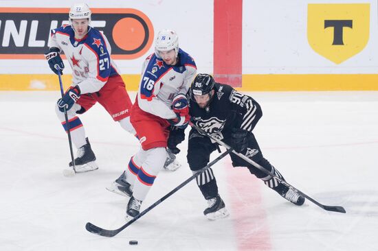 Хоккей. КХЛ. "Трактор" (Челябинск) - ЦСКА (Москва)