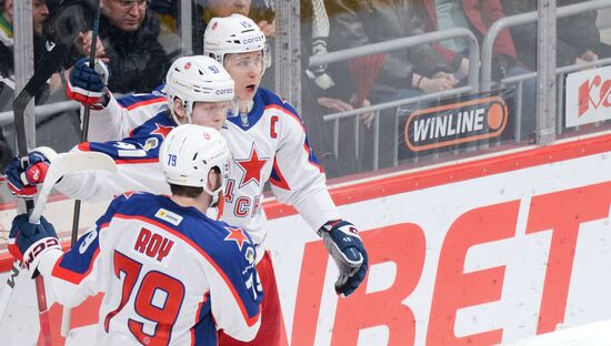 Хоккей. КХЛ. "Трактор" (Челябинск) - ЦСКА (Москва)