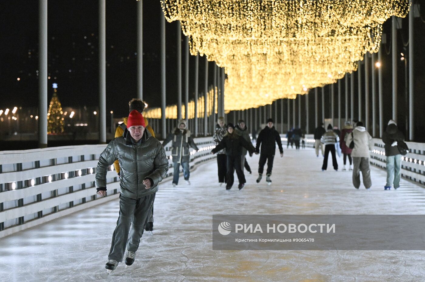 Каток на Царской набережной музея-заповедника "Коломенское"