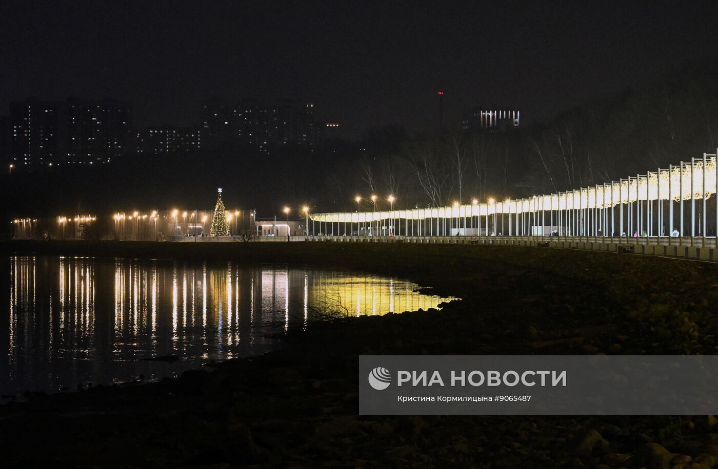 Каток на Царской набережной музея-заповедника "Коломенское"
