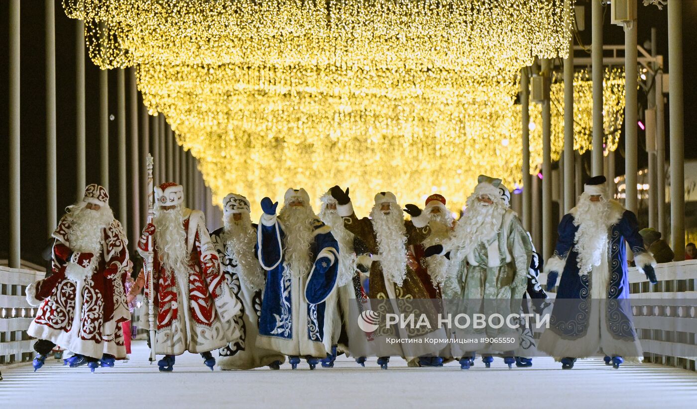 Каток на Царской набережной музея-заповедника "Коломенское"