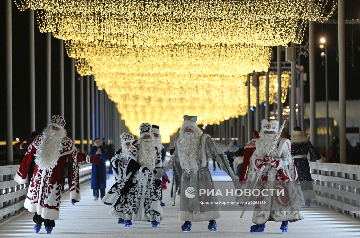 Каток на Царской набережной музея-заповедника "Коломенское"