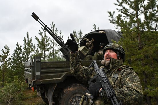 Пункт воздушного наблюдения отряда "Барс-16"  на Северском направлении СВО