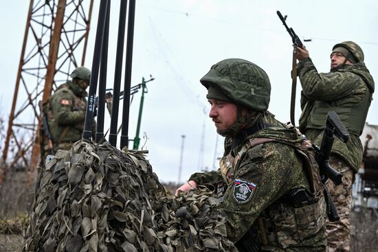 Пункт воздушного наблюдения отряда "Барс-16"  на Северском направлении СВО