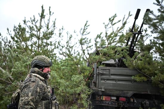 Пункт воздушного наблюдения отряда "Барс-16"  на Северском направлении СВО