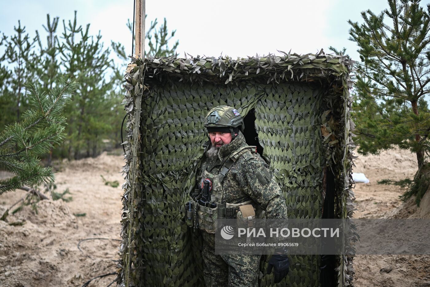 Пункт воздушного наблюдения отряда "Барс-16" на Северском направлении СВО
