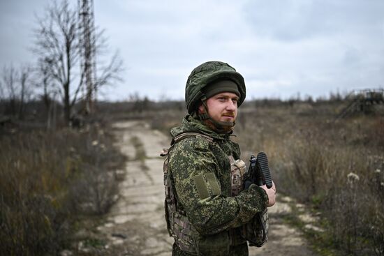 Пункт воздушного наблюдения отряда "Барс-16" на Северском направлении СВО